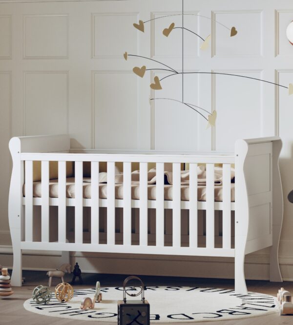 babyseng + juniorseng 2 i 1 - høy kvalitet vokseseng (70cmx140cm) fri frakt sprinkelseng sofaseng dagseng barneseng - Bilde 11