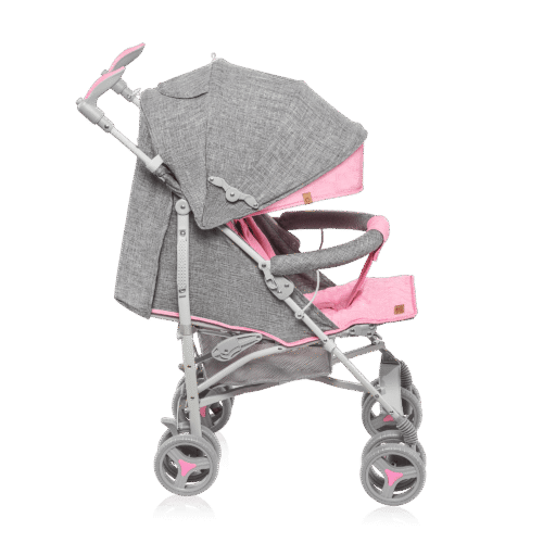 Lionelo Irma Pink trille med stor kalesje, vognpose, myggnett, regntrekk fri frakt