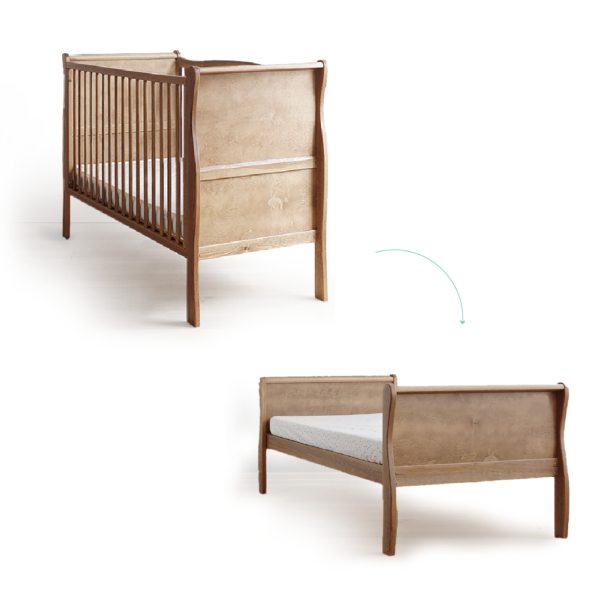 babyseng + juniorseng 2 i 1 - høy kvalitet vintage vokseseng (70cmx140cm) fri frakt sprinkelseng sofaseng dagseng barneseng