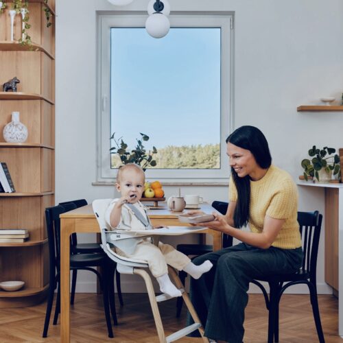 2i1 høystol til baby og større barn matstol med brett fin design barnestol fri frakt