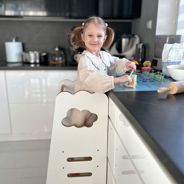 fin design kjøkkenhjelper CLOUD stabil montessori læringstårn. Fri frakt - Bilde 3